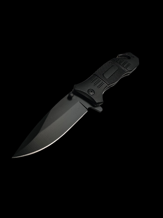 Black Tactical Folding Knife