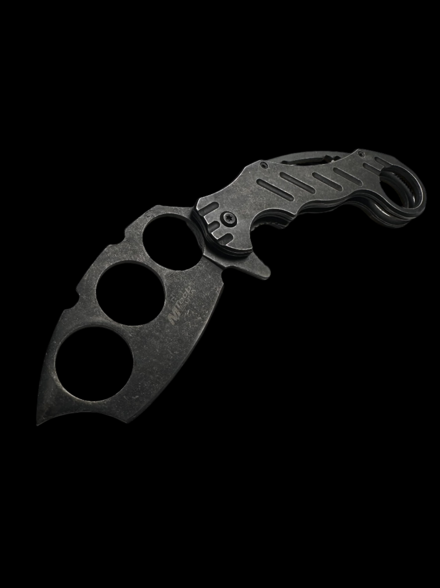 Brass Knuckle Folding Knife