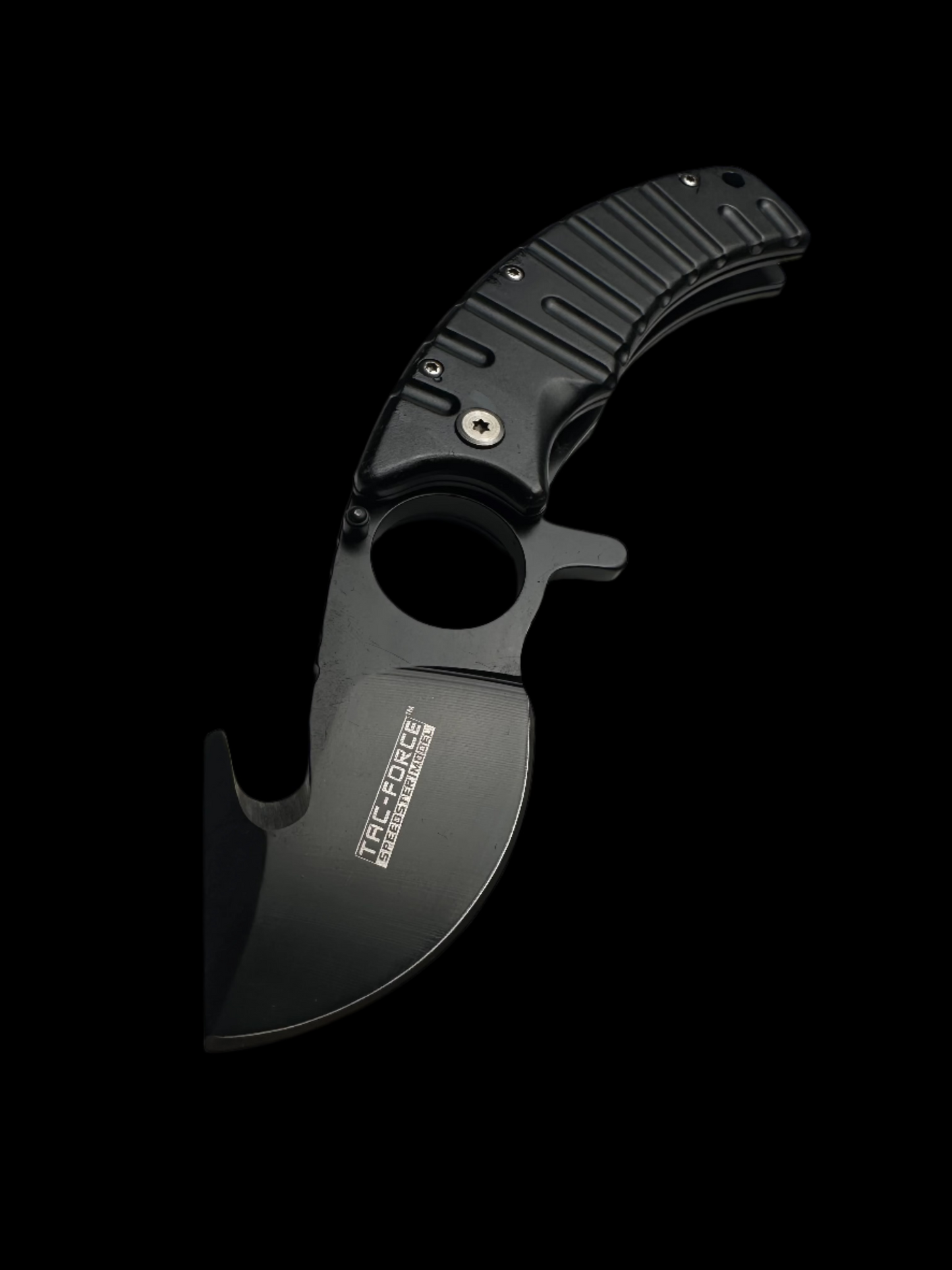 Black Folding Gutting Knife